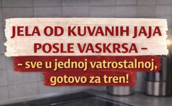 JELA OD KUVANIH JAJA POSLE VASKRSA – sve u jednoj vatrostalnoj, gotovo za tren! JELA OD KUVANIH JAJA POSLE VASKRSA – sve u jednoj vatrostalnoj, gotovo za tren! - featured image