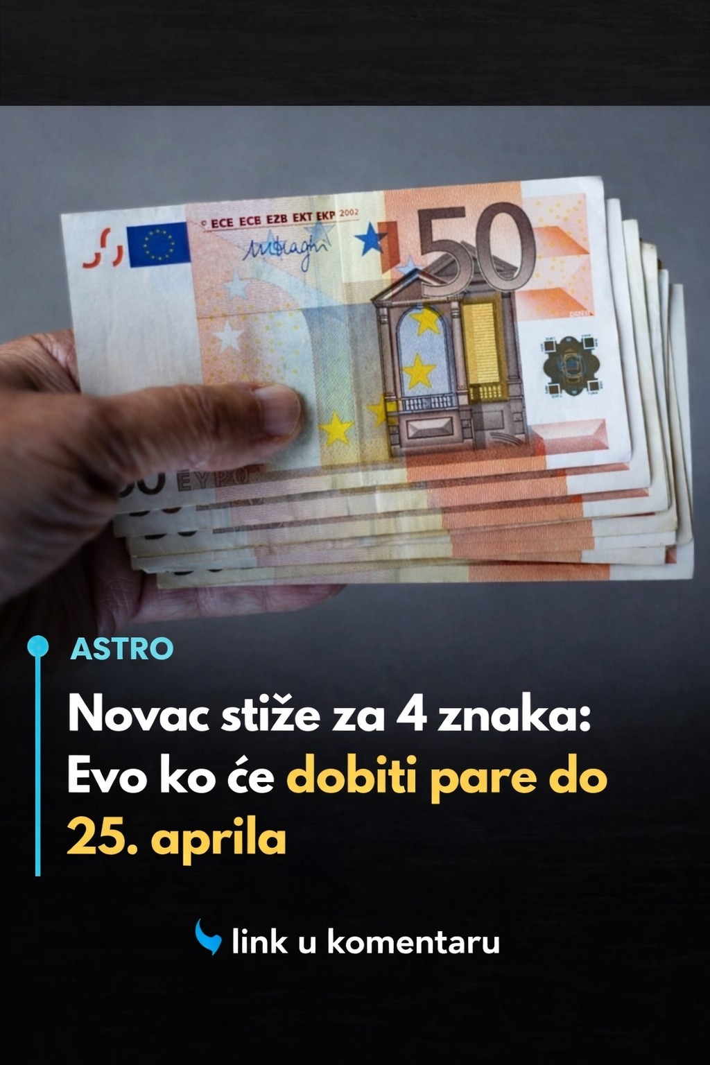 Novac stiže za 4 znaka: Evo ko će dobiti pare do 25. aprila… - featured image