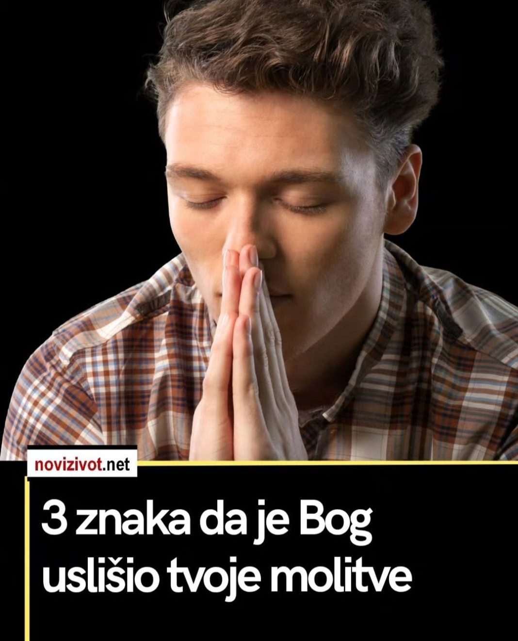 3 znaka da je Bog uslišio tvoje molitve - featured image