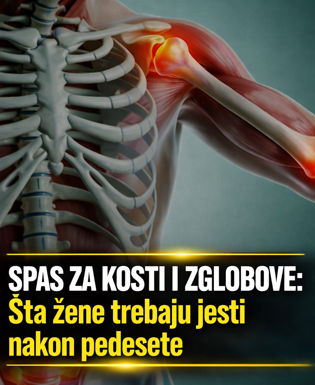 SPAS ZA KOSTI I ZGLOBOVE: Šta žene trebaju jesti nakon pedesete - featured image