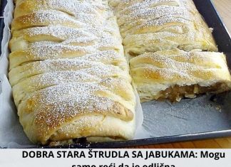 DOBRA STARA ŠTRUDLA SA JABUKAMA: Mogu samo reći da je odlična DOBRA STARA ŠTRUDLA SA JABUKAMA: Mogu samo reći da je odlična - featured image