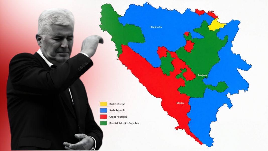 SKANDAL! Hrvatska PODIJELILA BiH i napravila TREĆI ENTITET! Evo karte PODJELE BiH - featured image