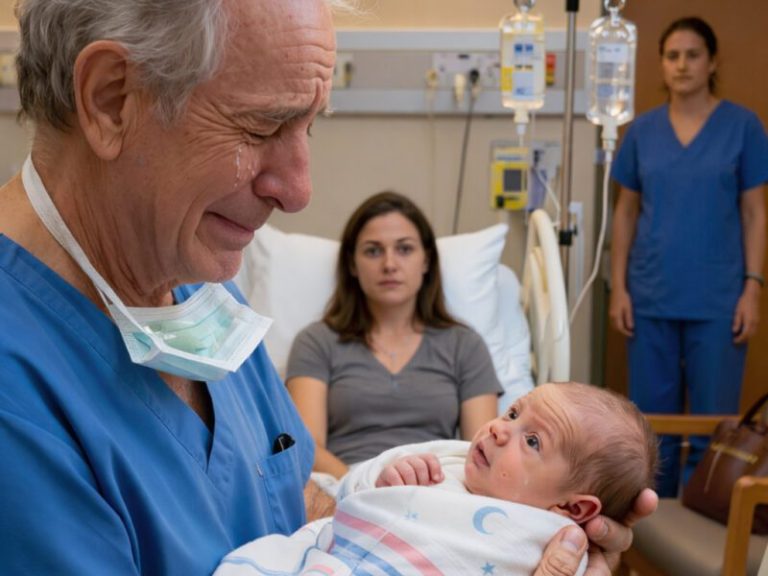 Liječnik je pogledao mog novorođenog sina, ukočio se, a zatim su mu se oči ispunile suzama… Zatim me zamolio nešto što nijedna žena ne bi trebala čuti u rađaonici: „Kako se zove otac?“ - featured image