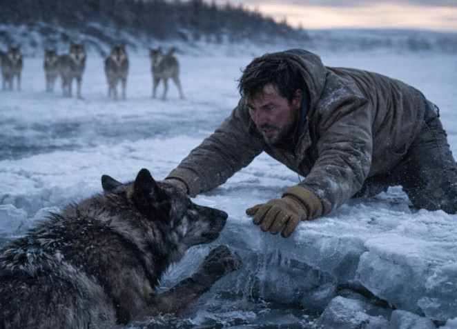 Jedan čovek je spasio trudnu vučicu koja je tonula u ledenu vodu, ali nije mogao ni da zamisli kakva će noćna mora ovaj čin dobrote postati za njega… 😱😲 - featured image