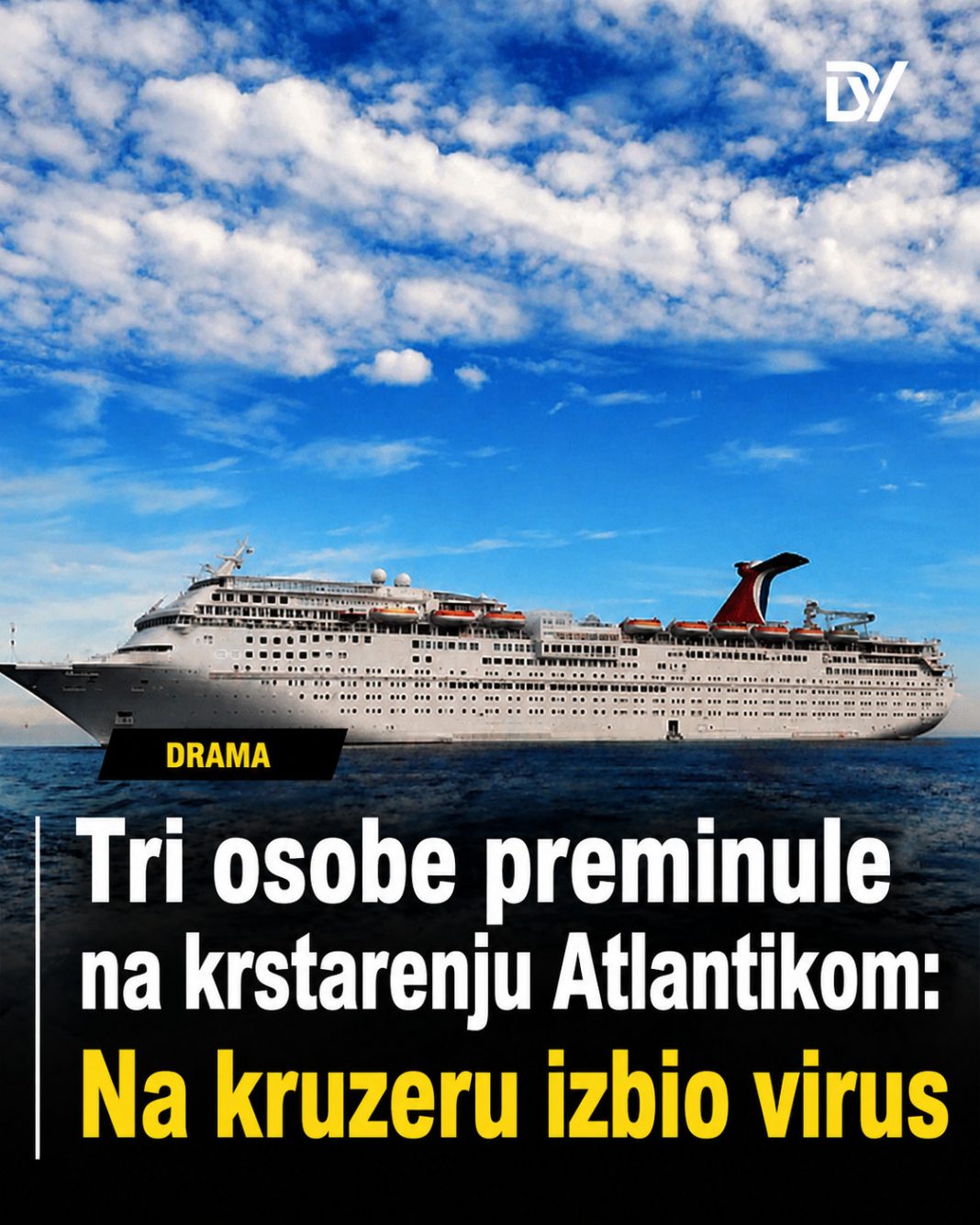 Na kruzeru izbio virus: Tri osobe preminule na krstarenju Atlantikom - featured image