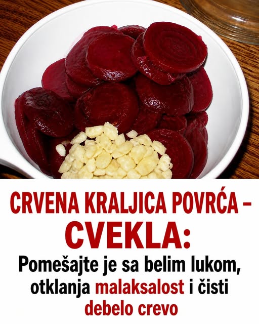 CRVENA KRALJICA POVRĆA – CVEKLA: Pomešajte je sa belim lukom, otklanja malaksalost i čisti debelo crevo - featured image