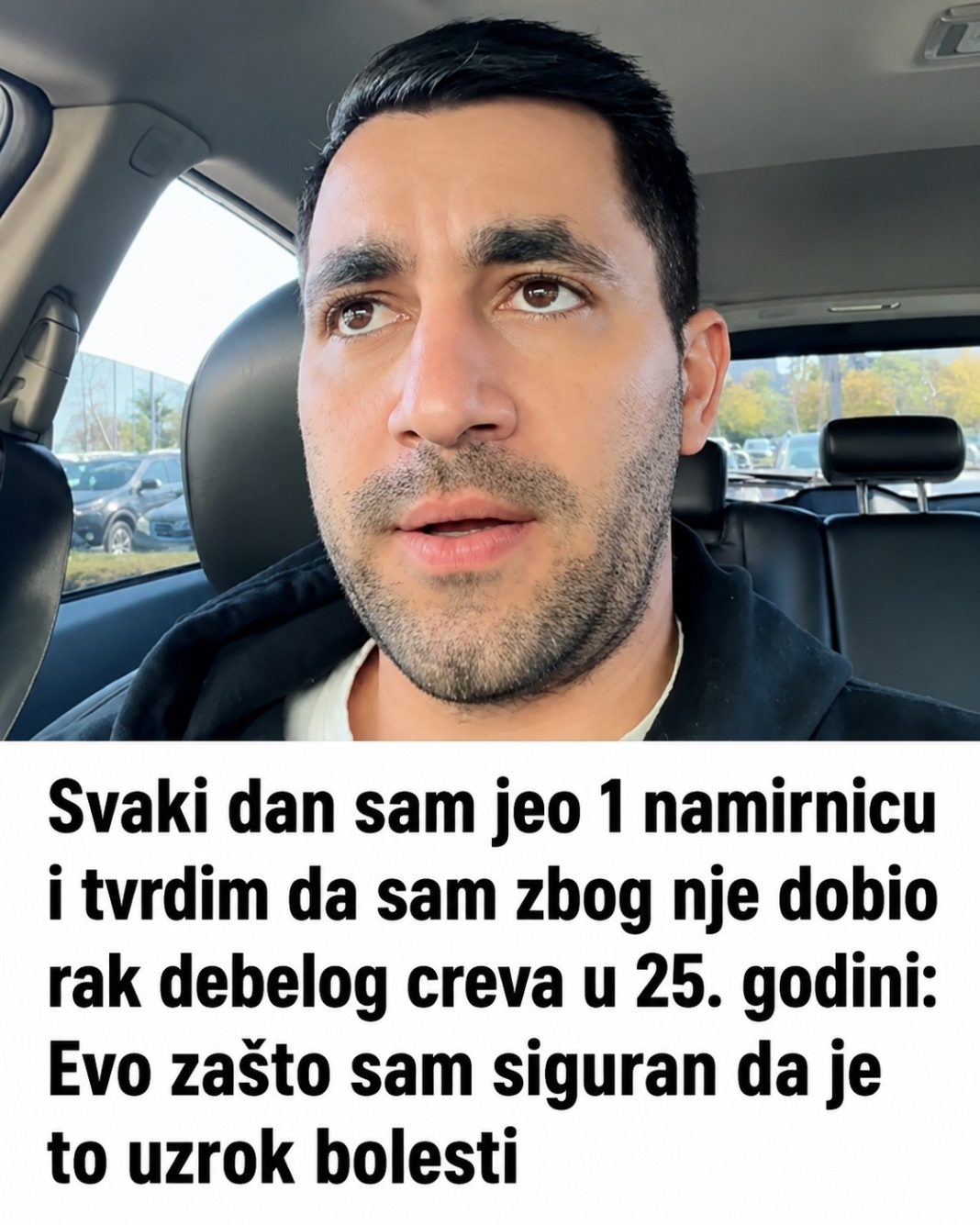 “Svaki dan sam jeo 1 namirnicu i tvrdim da sam zbog nje dobio rak debelog creva u 25. godini: Evo zašto sam siguran da je to uzrok bolesti” - featured image