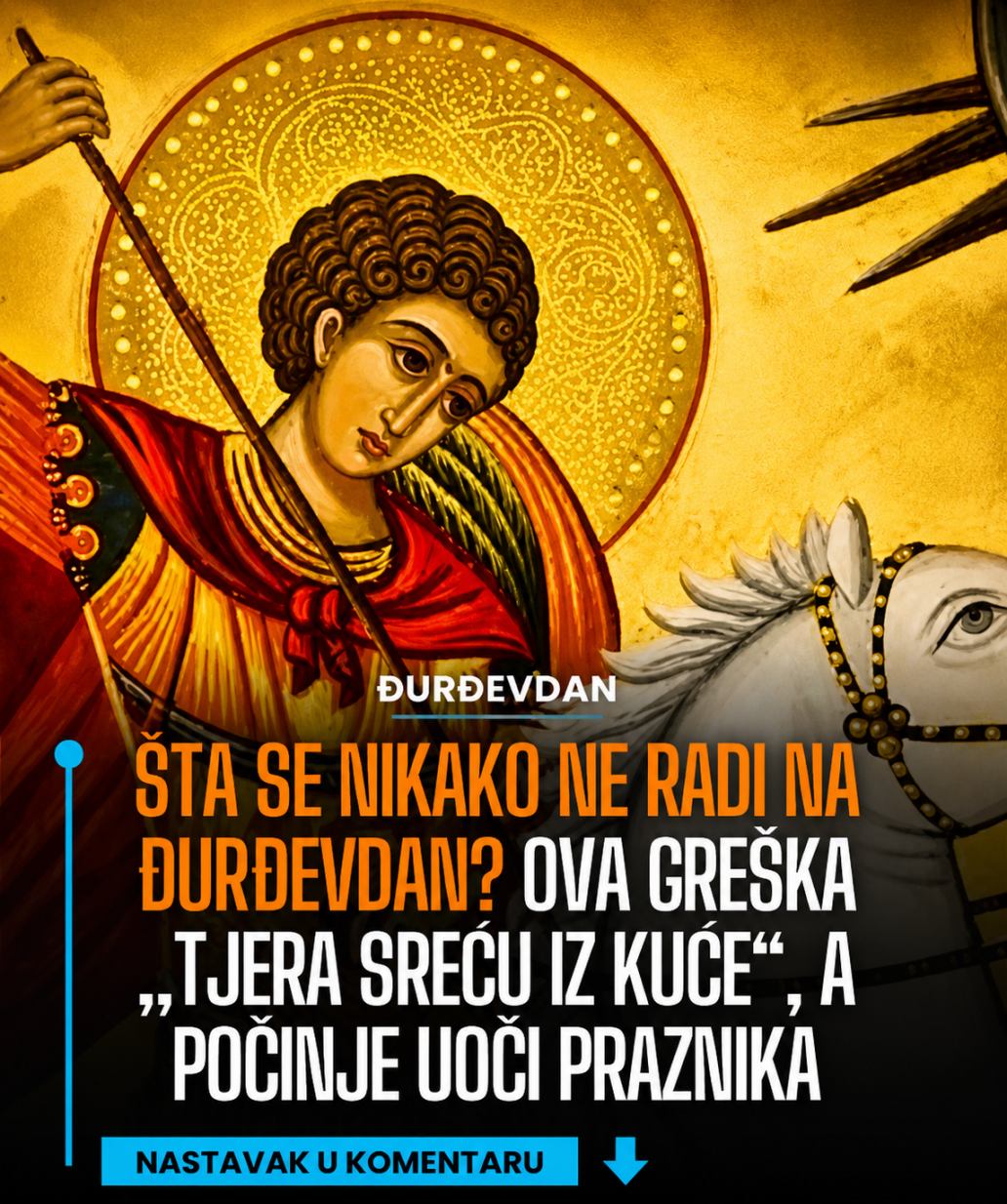 Šta se nikako ne radi na đurđevdan? Ova greška „Tjera sreću iz kuće“, a počinje uočI praznika - featured image