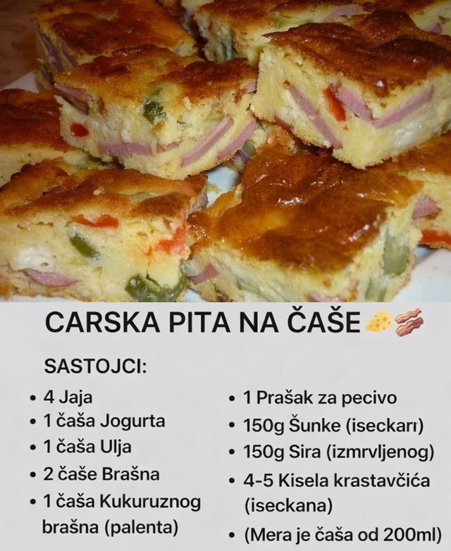 CARSKA PITA NA ČAŠE…Recept koji uspijeva i početnicima…. - featured image
