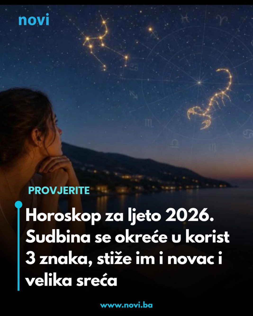 Horoskop za ljeto 2026. Sudbina se okreće u korist 3 znaka, stiže im i novac i velika sreća - featured image