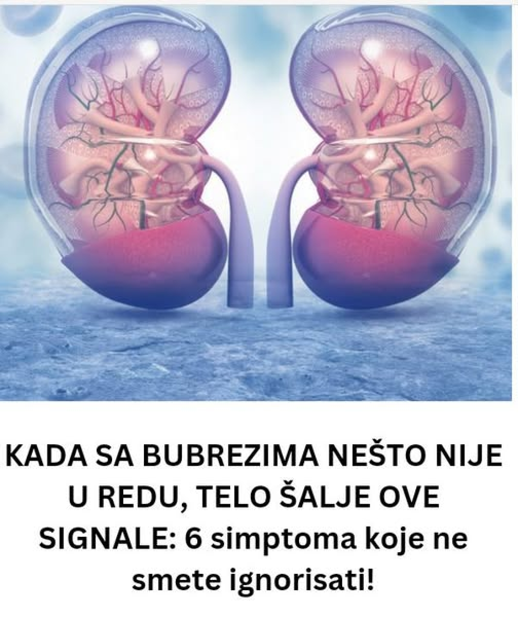 KADA IMATE PROBLEM SA BUBREZIMA: TIJELO VAM ŠALJE OVE SIGNALE: 6 simptoma koje ne smijete ignorisati! (FOTO) - featured image