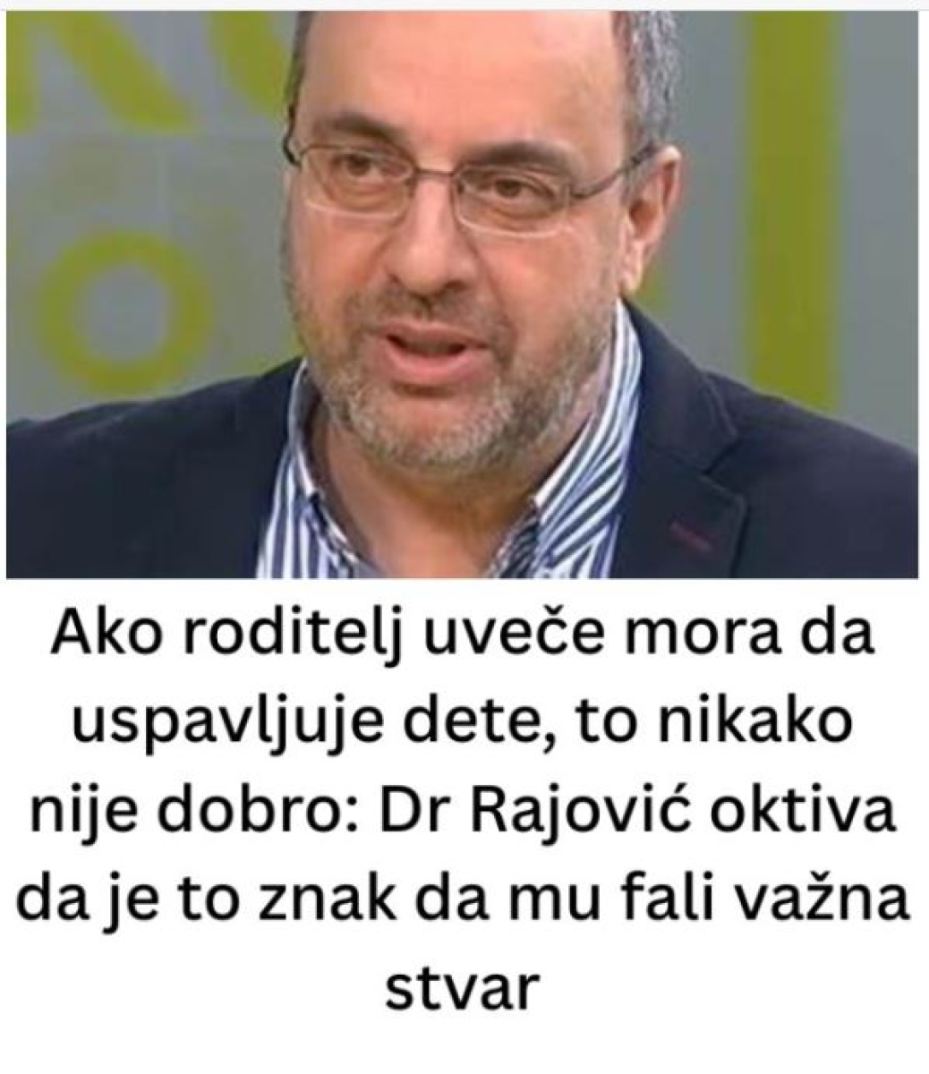Dijete teško zaspi? Dr Rajović otkriva šta mu fali - featured image