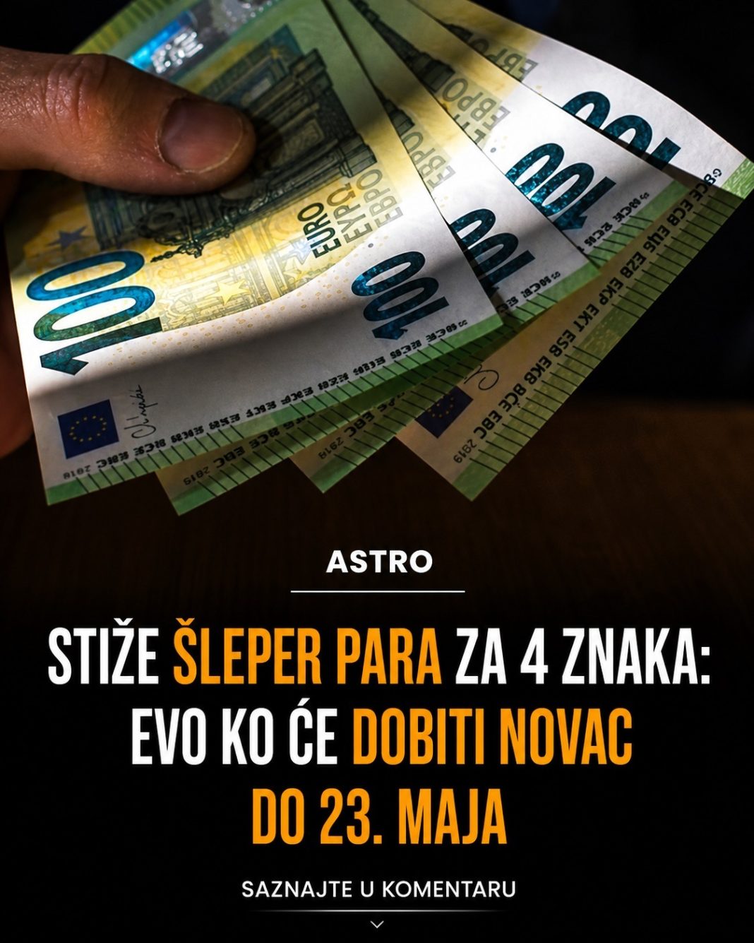 Stiže šleper para za 4 znaka: Evo ko će dobiti novac do 23. maja - featured image