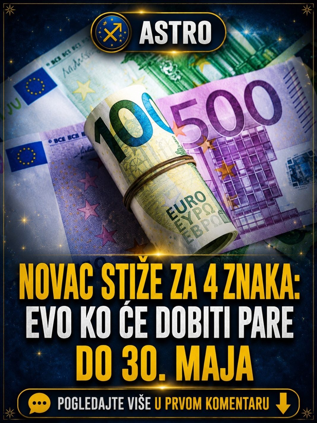 Novac stiže za 4 znaka: Evo ko će dobiti pare do 30. maja - featured image