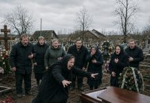 Dok se opraštala od sina, žena je iznenada čula poznati glas iz zatvorenog kovčega i uspaničeno prijurila k njemu. Ali kad su ga otvorili, prisutni se smrzli od užasa……… 😲😲😲 Dok se opraštala od sina, žena je iznenada čula poznati glas iz zatvorenog kovčega i uspaničeno prijurila k njemu. Ali kad su ga otvorili, prisutni se smrzli od užasa……… 😲😲😲 - featured image