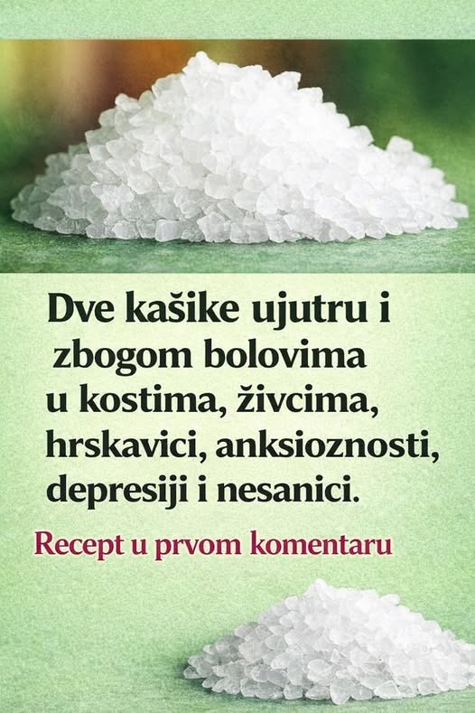DVE KAŠIKE OVOG MINERALA UJUTRO I RECITE ZBOGOM BOLOVIMA U KOSTIMA - featured image