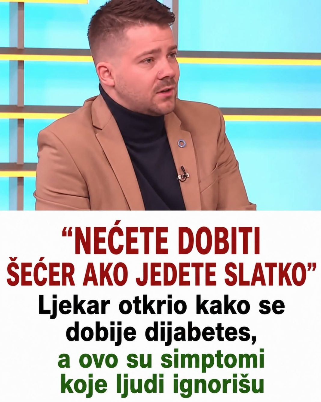 “NEĆETE DOBITI ŠEĆER AKO JEDETE SLATKO” Ljekar otkrio kako se dobije dijabetes, a ovo su simptomi koje ljudi ignorišu - featured image
