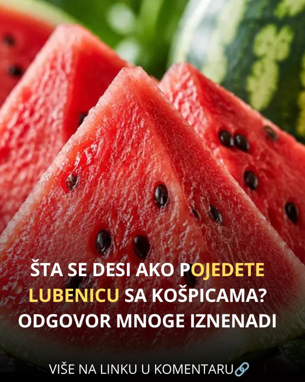 Šta se zapravo dešava ako progutate košpice od lubenice? - featured image