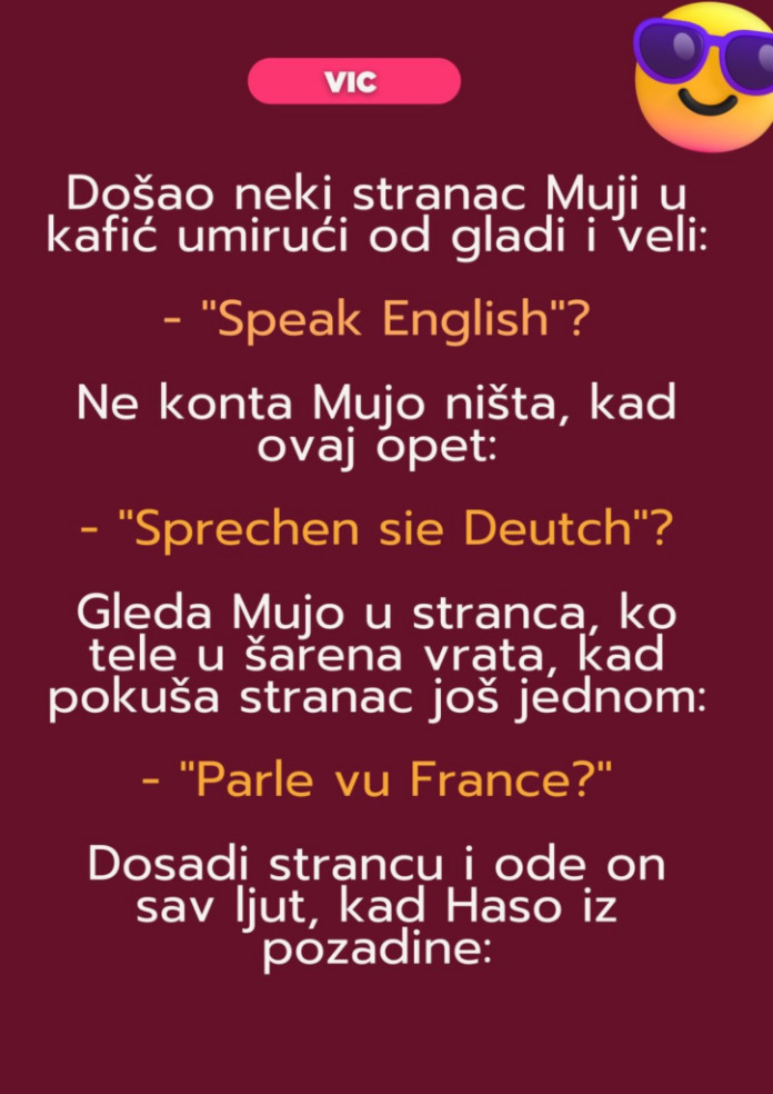 VIC: Mujo i strani jezici - featured image VIC: Mujo i strani jezici - featured image