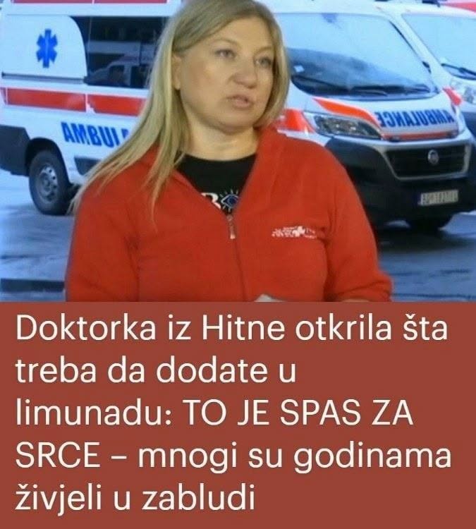 Doktorka iz Hitne otkrila šta treba da dodate u limunadu: TO JE SPAS ZA SRCE – mnogi su godinama živjeli u zabludi… - featured image