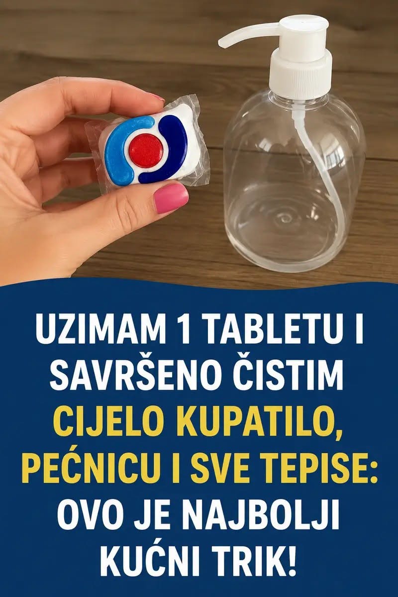 Uzimam 1 TABLETU i savršeno čistim CIJEL0 KUPATIL0, pećnicu i sve TEPISE: 0V0 JE NAJB0LJI KUĆNI TRIK! - featured image
