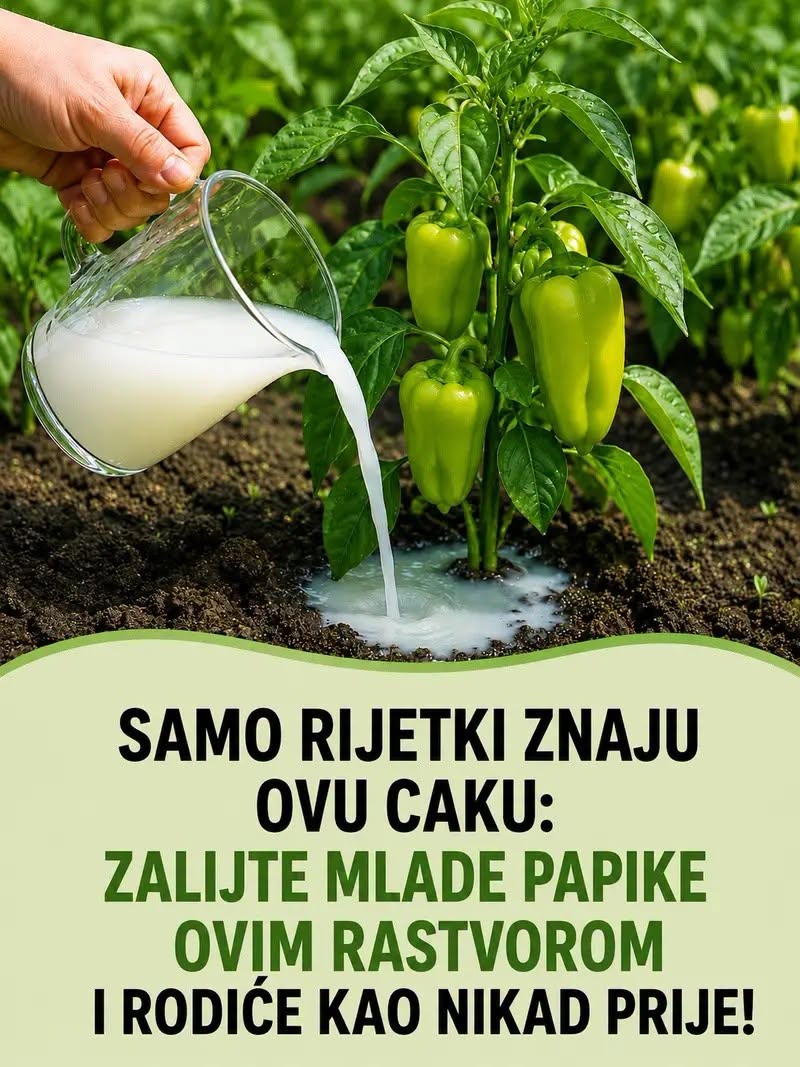 Samo rijetki znaju ovu caku: Zalijte mlade paprike ovim rastvorom i rodiće kao nikad prije! - featured image