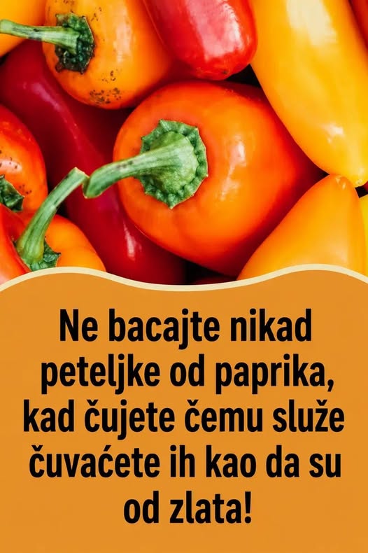 Ne bacajte nikad peteljke od paprika, kad čujete čemu služe čuvaćete ih kao da su od zlata! - featured image