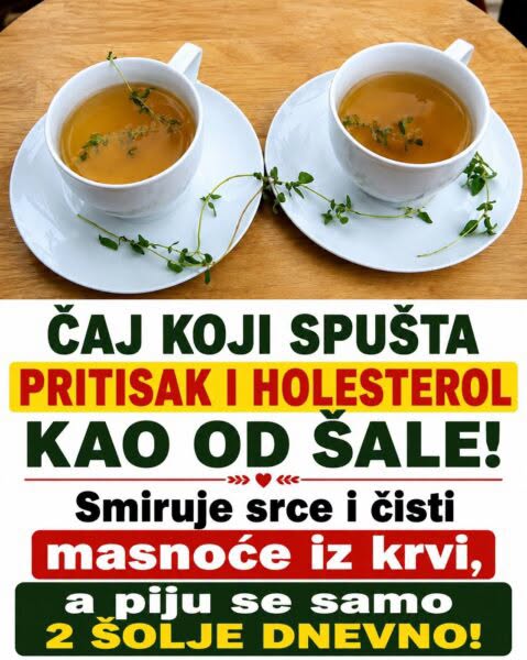 ČAJ K0JI SPUŠTA PRITISAK I H0LESTER0L KA0 0D ŠALE! - featured image