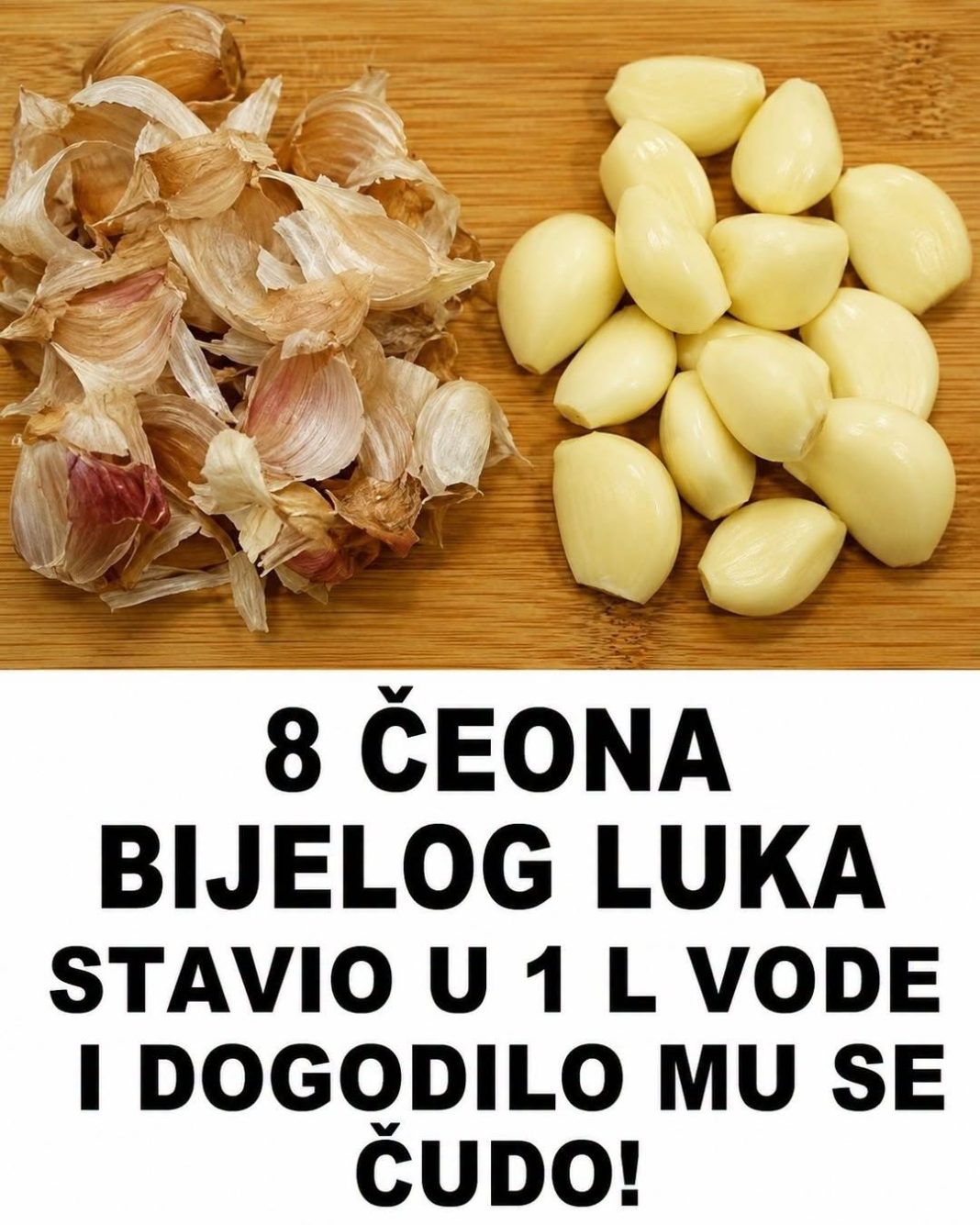 SAZNAJEMO ŠTA BIJELI LUK MOŽE URADITI TIJELU AKO JEDETE PO 2,3 ČENA NA DAN: Ovih 8 stvari će se desiti odmah, obavezno pogledajte - featured image SAZNAJEMO ŠTA BIJELI LUK MOŽE URADITI TIJELU AKO JEDETE PO 2,3 ČENA NA DAN: Ovih 8 stvari će se desiti odmah, obavezno pogledajte - featured image