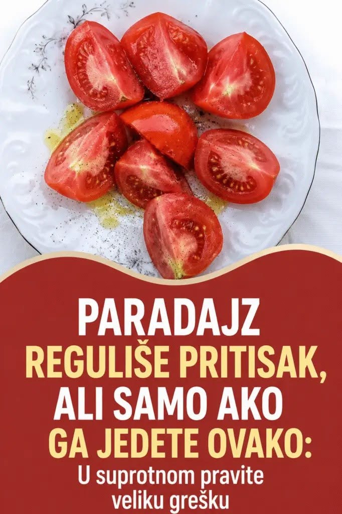 PARADAJZ REGULIŠE PRITISAK, ALI SAMO AKO GA JEDETE OVAKO: U suprotnom pravite veliku grešku - featured image