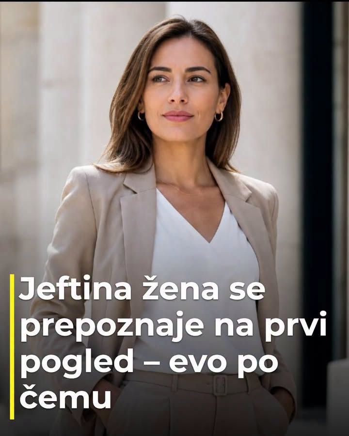 Jeftina žena se prepoznaje na prvi pogled – evo po čemu - featured image