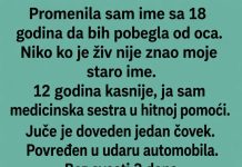 Sa 18 godina promenila je ime da pobegne od prošlosti: 12 godina kasnije nepoznati pacijent izgovorio je ime za koje je verovala da više niko ne zna Sa 18 godina promenila je ime da pobegne od prošlosti: 12 godina kasnije nepoznati pacijent izgovorio je ime za koje je verovala da više niko ne zna - featured image