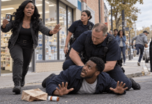 THEY ARRESTED AN INNOCENT FATHER—THEN THE STOLEN WALLET FELL FROM THE OFFICER’S POCKET