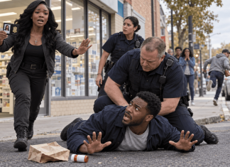 THEY ARRESTED AN INNOCENT FATHER—THEN THE STOLEN WALLET FELL FROM THE OFFICER’S POCKET
