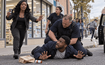 THEY ARRESTED AN INNOCENT FATHER—THEN THE STOLEN WALLET FELL FROM THE OFFICER’S POCKET