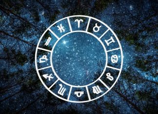 BEFORE IT’S TOO LATE: The Stars Are Sending Every Zodiac Sign a Warning Glowing blue zodiac wheel with astrological symbols surrounded by dark textured cosmic energy