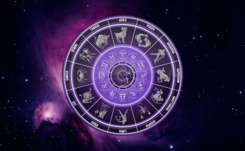 You Were Right All Along — The Truth About Someone Is Finally Coming to Light Glowing purple zodiac wheel with astrological symbols surrounded by dark cosmic energy and celestial light