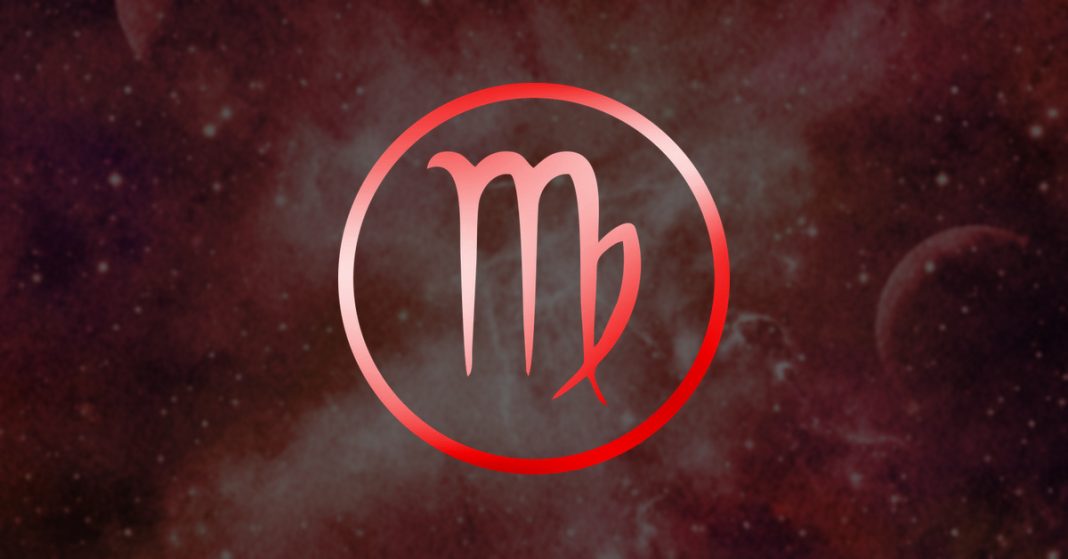 Virgo zodiac sign and three tarot cards revealing love, money, and destiny