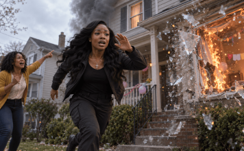 A MOTHER WAS DECORATING FOR HER DAUGHTER’S BIRTHDAY—THEN HER HOUSE EXPLODED