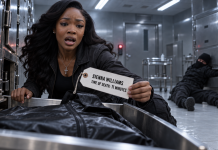 SIENNA OPENED A MORGUE DRAWER—THE BODY BAG INSIDE HAD HER NAME ON IT