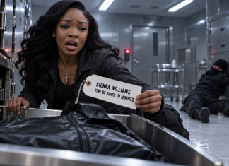 SIENNA OPENED A MORGUE DRAWER—THE BODY BAG INSIDE HAD HER NAME ON IT